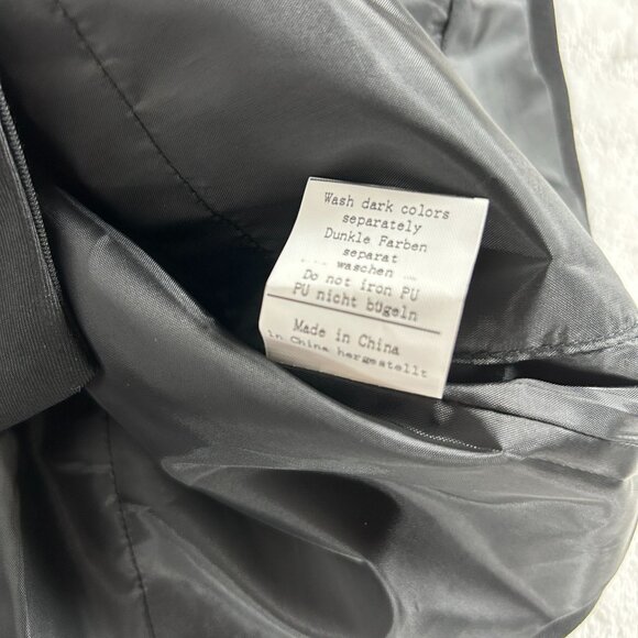 KANCY KOLE Womens Button Front Racerback Waistcoat Vest XL Black Pockets New - Picture 4 of 7